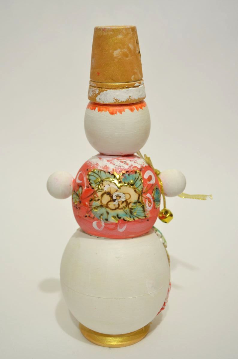 Матрёшка "Снеговик"